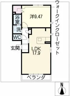 いばら【3階】の間取り