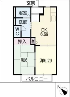 ディアスYT Ⅰ【1階】の間取り