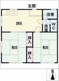 ジンノピア【2階】の間取り