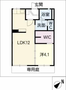 ドミール南陽 B棟【1階】の間取り