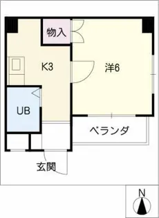 メゾンユリイカ【3階】の間取り