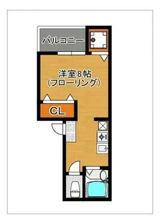 イマージュ姪浜I【202号室】の間取り