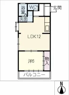 常願ハイツA棟【2階】の間取り