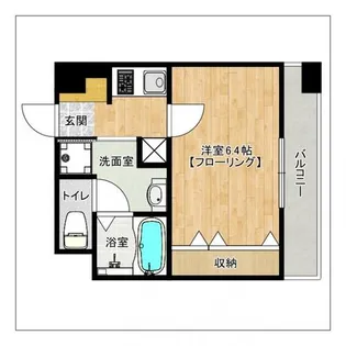 ラメゾンドサヴォイ【904号室】の間取り