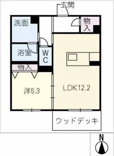 グラン ソレイユ Ⅱ【1階】の間取り