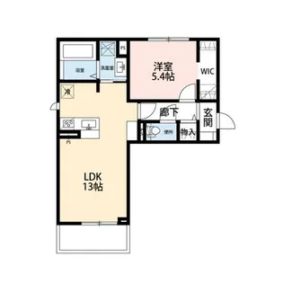 リアン・クレール【1階】の間取り