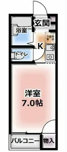 マンションデウミⅡ【3階】の間取り