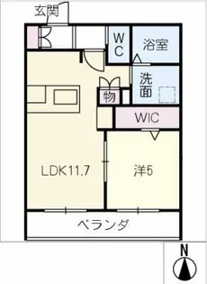 al sole【2階】の間取り