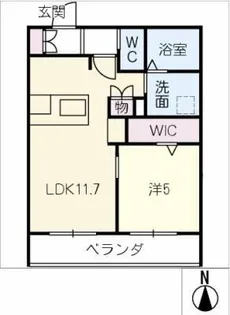al sole【3階】の間取り