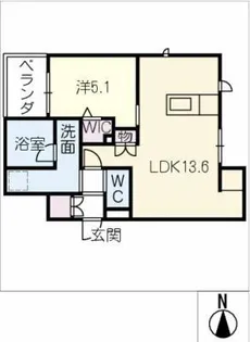 al sole【3階】の間取り