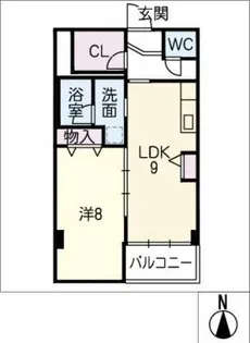 S&Mビル【5階】の間取り