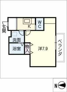 Maison西高蔵West【3階】の間取り