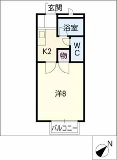 アーバン小島Ⅱ【2階】の間取り