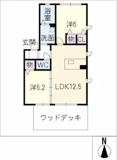 ファイン・ヒル大森【1階】の間取り