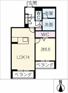 ル・ヴェール平芝【3階】の間取り