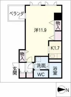 ハルモニア【6階】の間取り