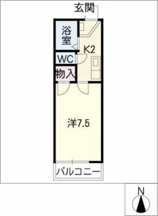 リベールB【1階】の間取り