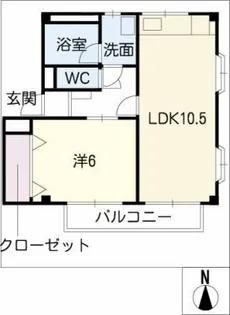 ヴィーブル青山【2階】の間取り