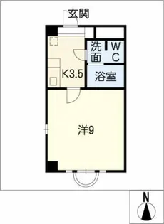 クレール池下【2階】の間取り