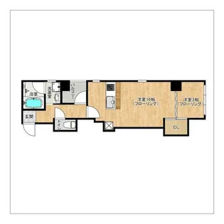 ジェンティーレ六本松II【303号室】の間取り