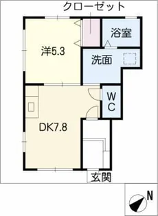 サンハイムS【1階】の間取り