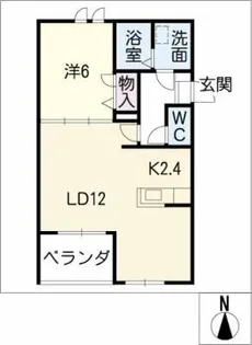 Trois glycine Ⅲ【2階】の間取り