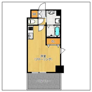 サヴォイソリディティ【4階】の間取り