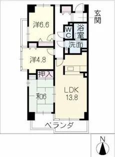 四ッ谷ヒルズ【3階】の間取り