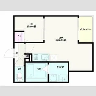 Jack shukuchi 2【3階】の間取り