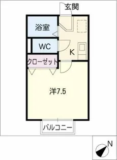 テラルハイツ【1階】の間取り