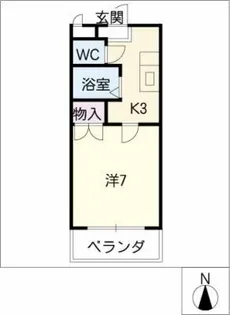 グランド・ステータスフリーダム【1階】の間取り