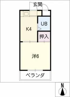 ビラ藤久(南棟)【2階】の間取り