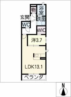 レーベンハイム大幸【2階】の間取り