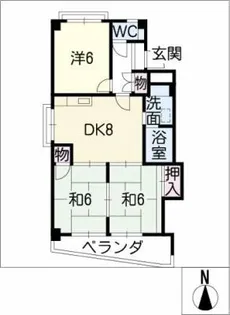 サンローヤル福寿ビル【1階】の間取り
