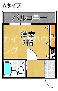 永田マンション【3階】の間取り