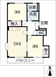 イーストピア【1階】の間取り