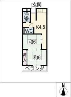 ときわビル【2階】の間取り