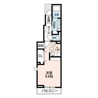 メゾンクレア【1階】の間取り
