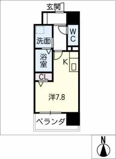 Atrio鶴舞【14階】の間取り