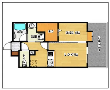 エンクレスト舞鶴II【13階】の間取り