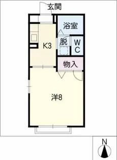 クレール【2階】の間取り