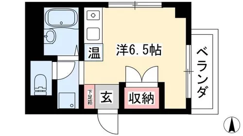 コーポミュー【3D号室】の間取り
