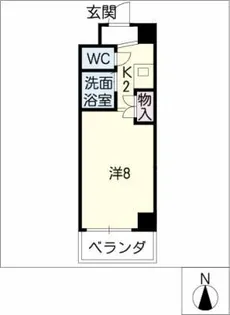ドエル植田西【3階】の間取り