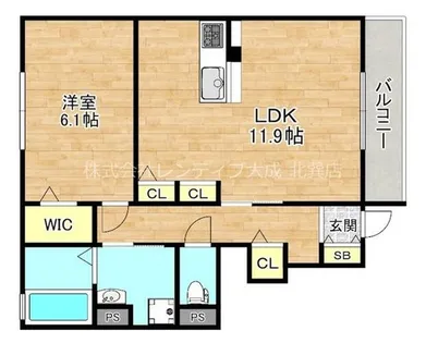 ファミールD希Ⅱ【1階】の間取り