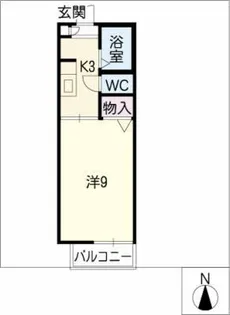 エスプワール シプレ【1階】の間取り