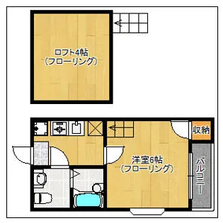 アールグランデ博多【1階】の間取り