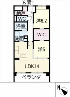 Hills Crest【3階】の間取り