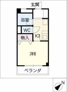 雲錦山房【3階】の間取り