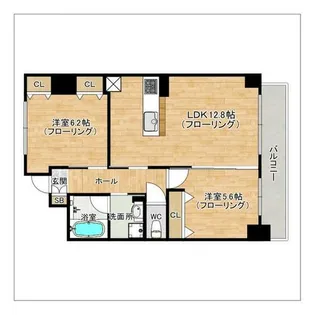 THYME【701号室】の間取り