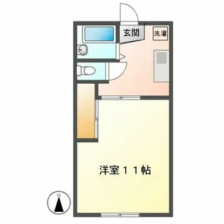 おおのビル【A-1号室】の間取り